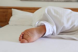 barefoot, foot, sleep