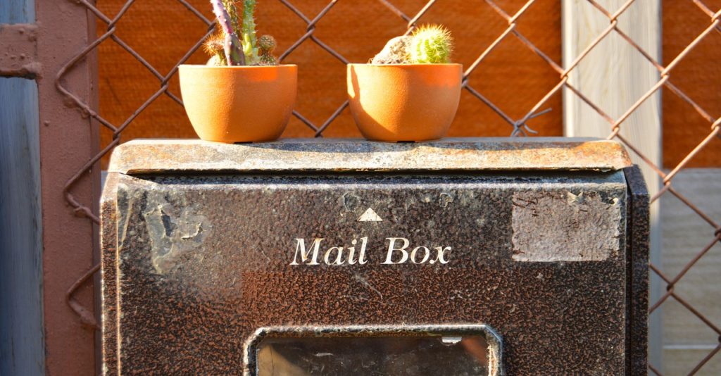mail box, postage, mail
