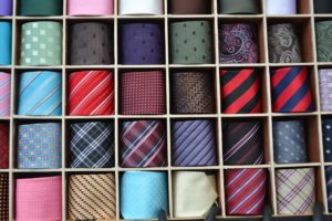 silk tie, sales man, collection of ties